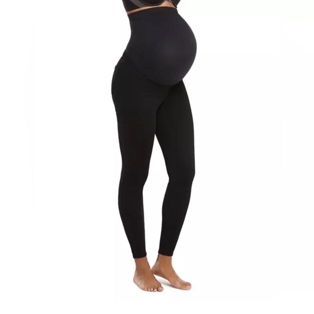 Spanx Mama Ankle Jean-ish Leggings Black Sz XL